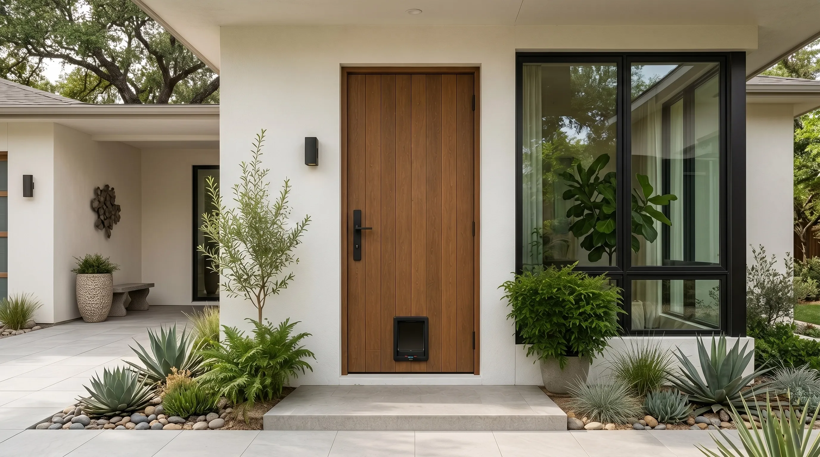 Pet Door Teak
