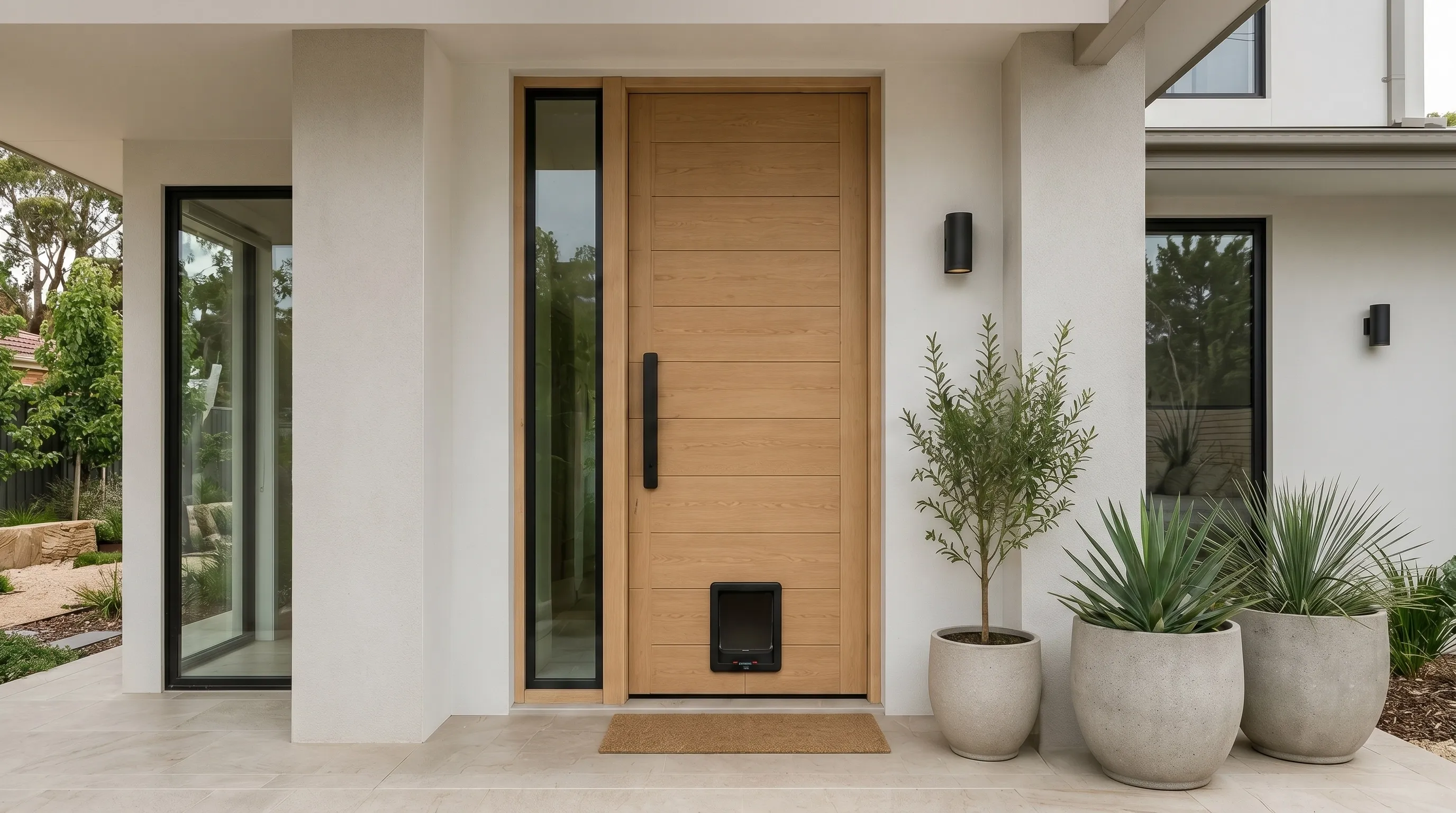 Pet Door White Oak