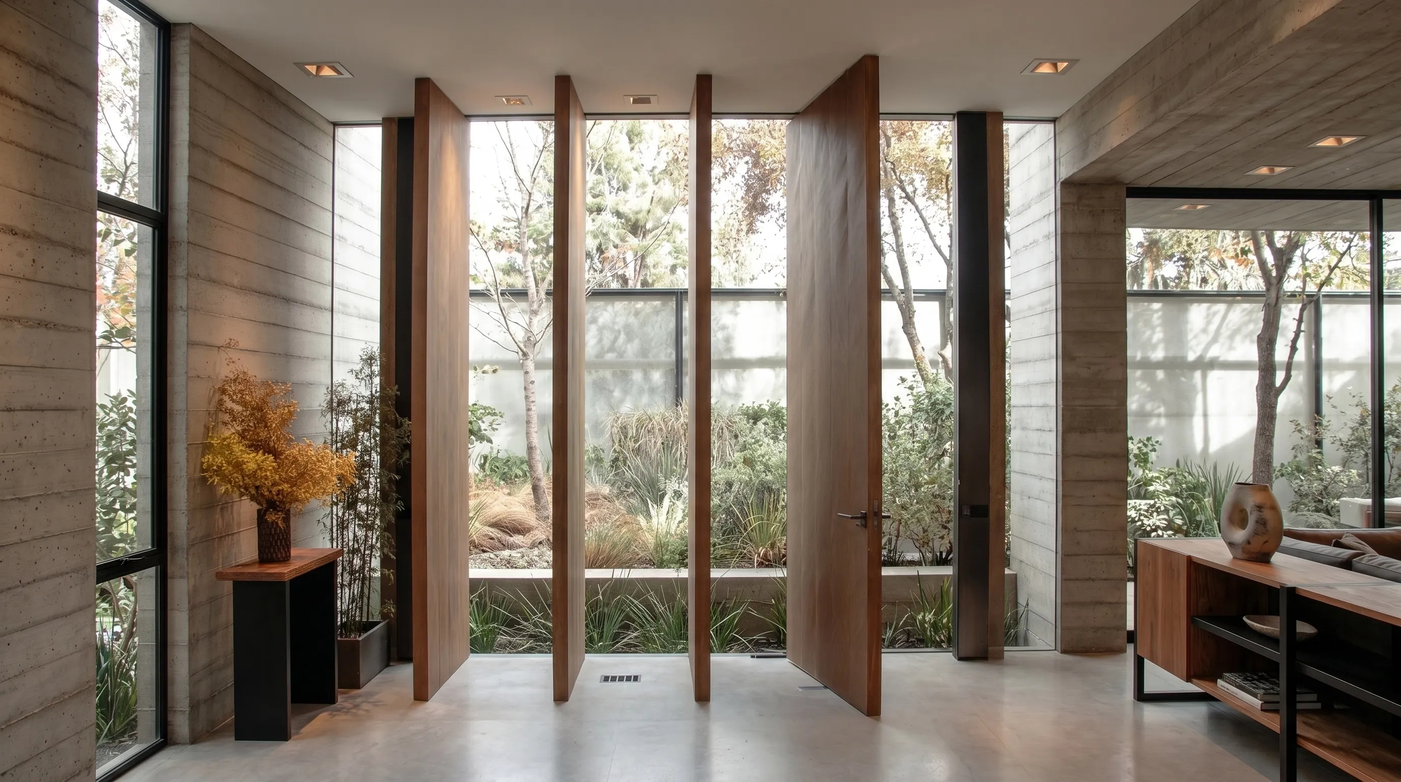 Multi Pivot Door Teak