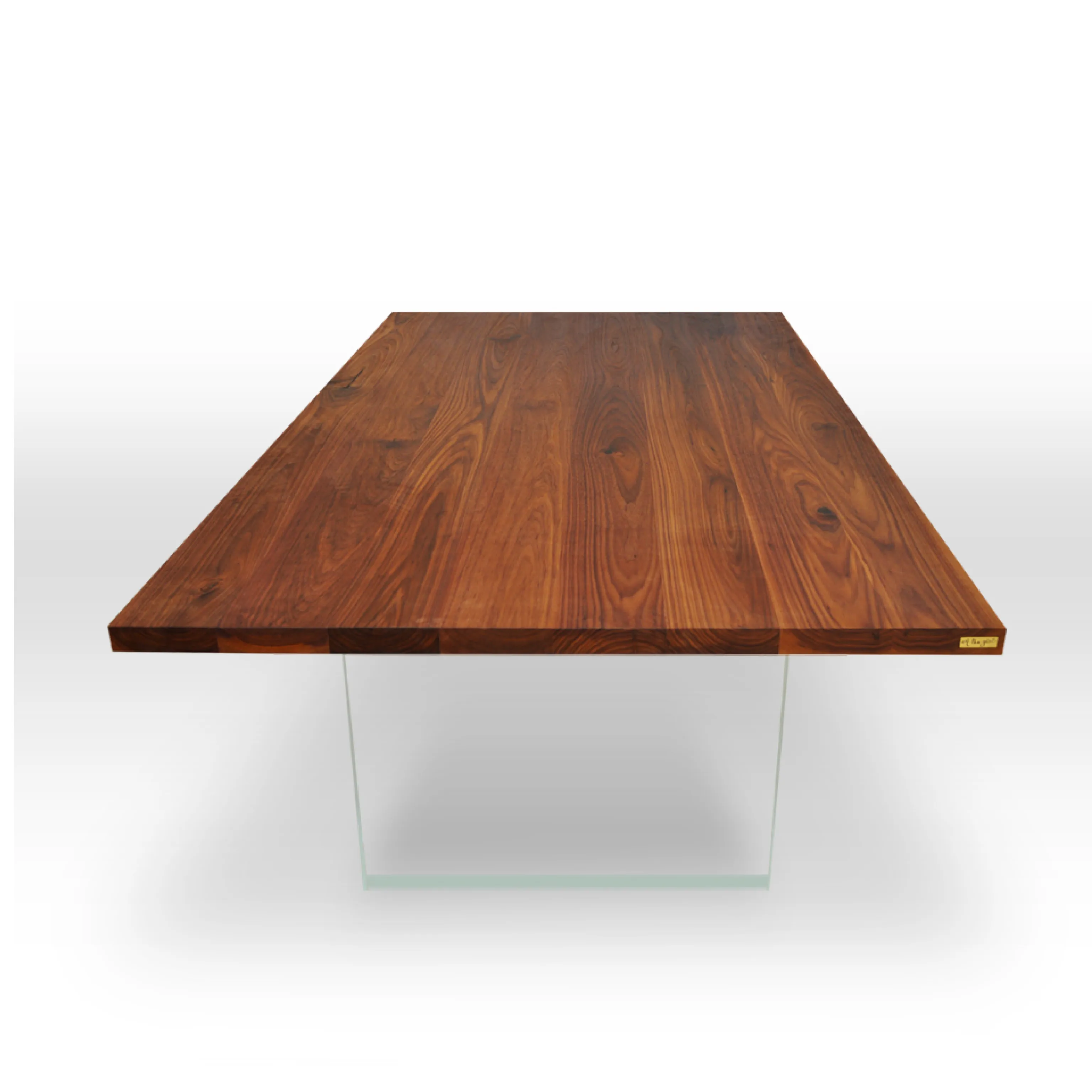 American walnut Dining Acrylic Leg
