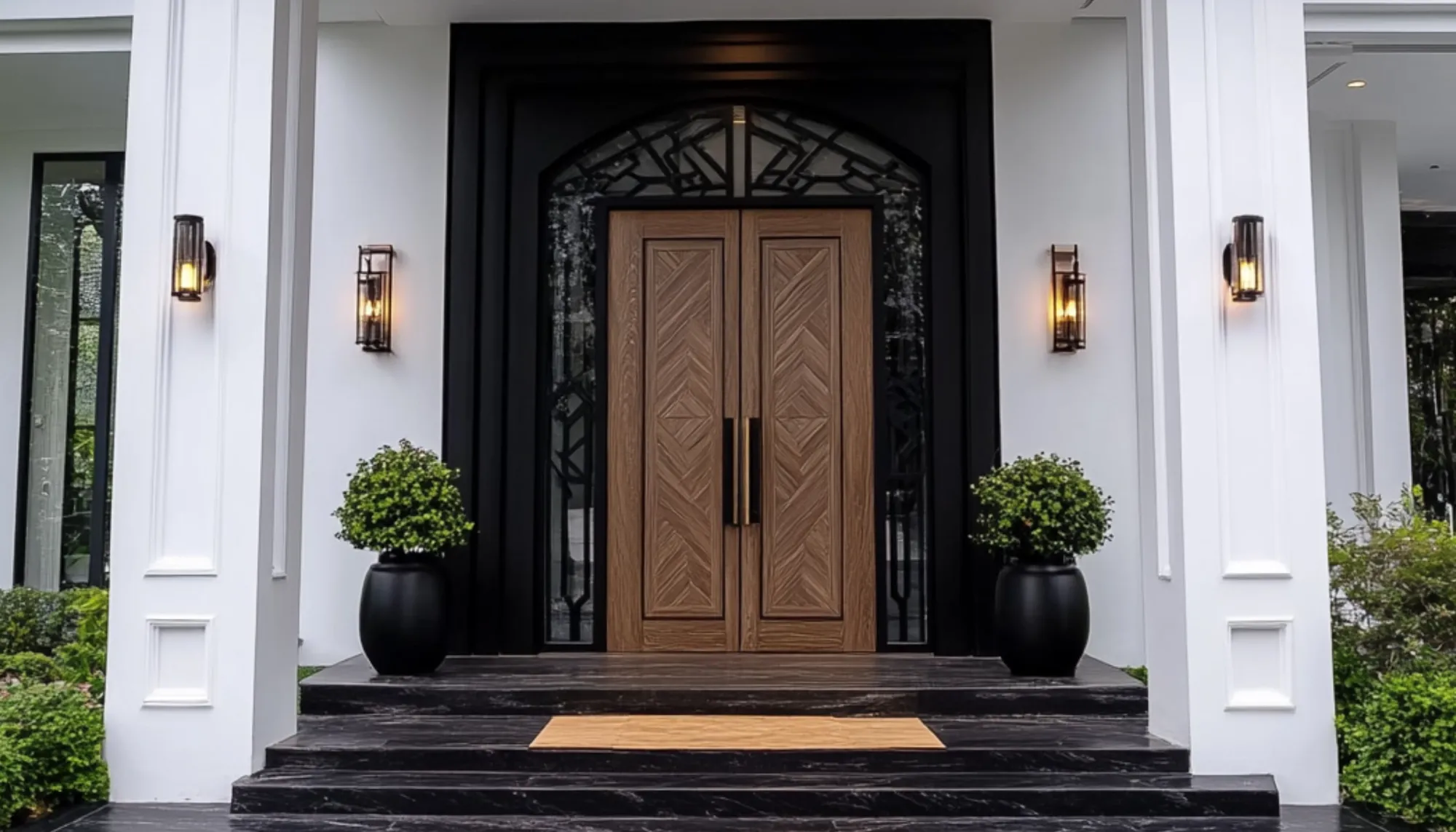 Double Swing Door - Thai Teak