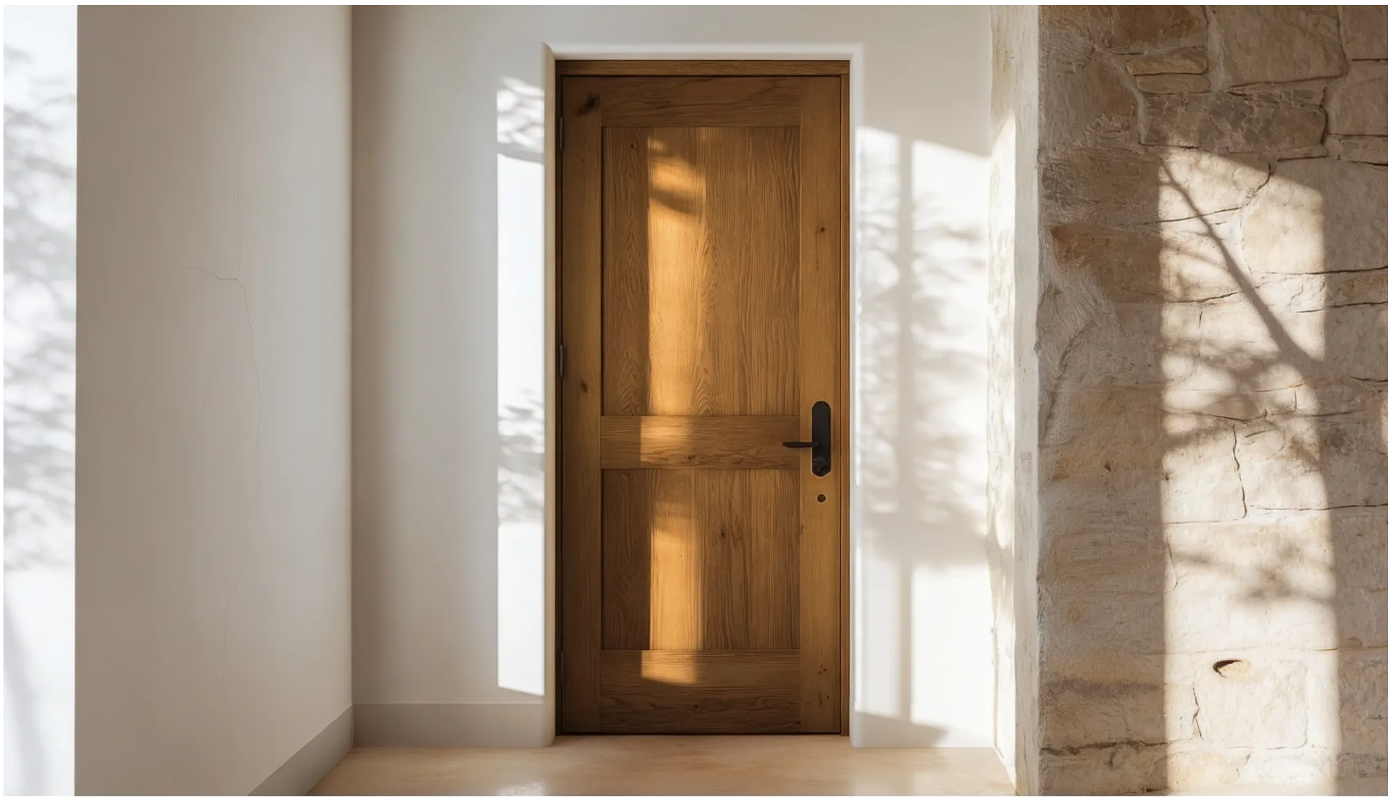 Single Swing Door - Thai Teak