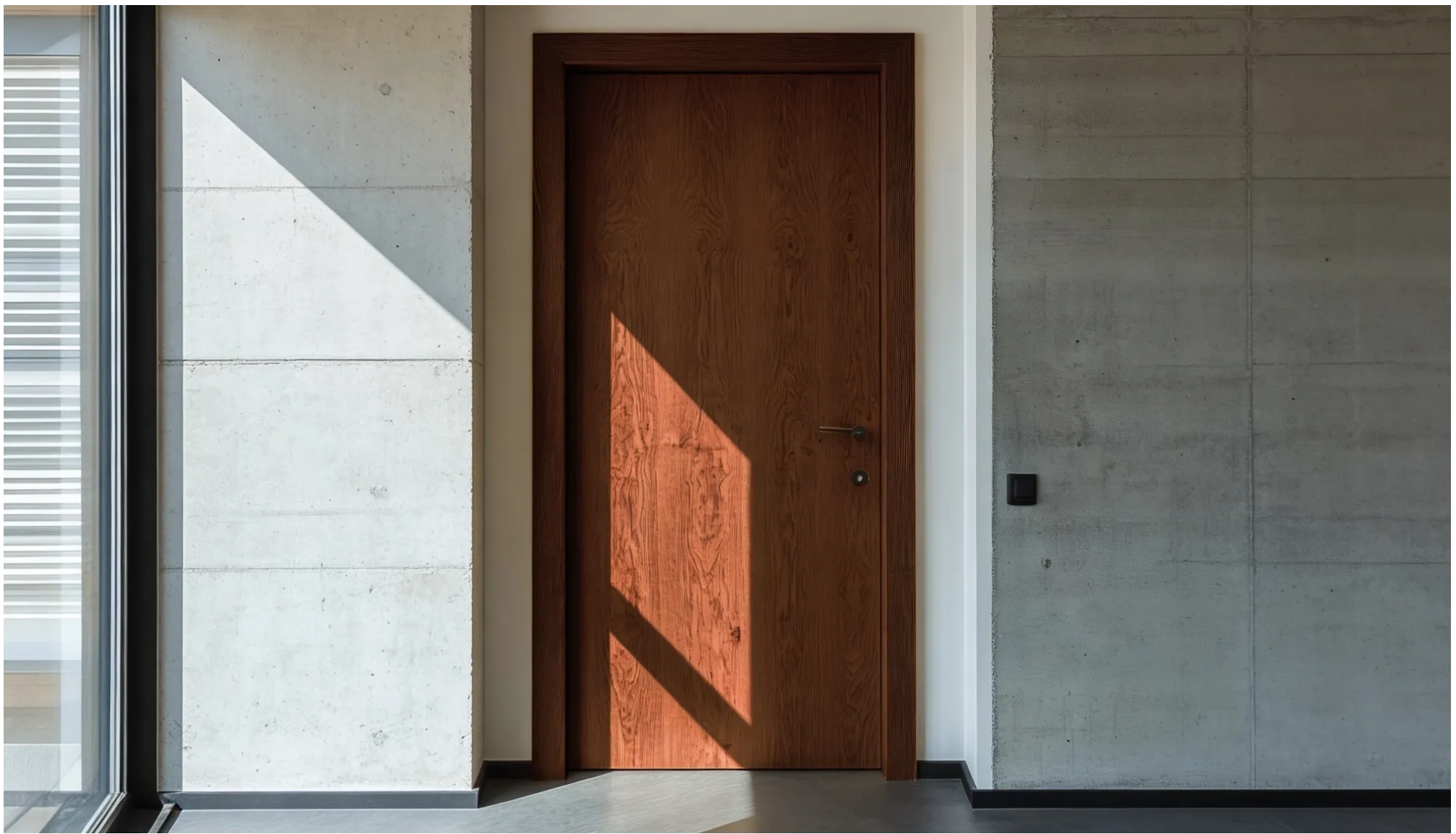 Single Swing Door - Wood-Grain Laminate