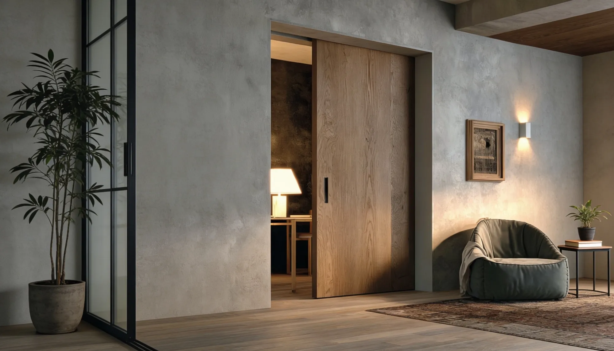 Single Sliding Pocket Door V.2