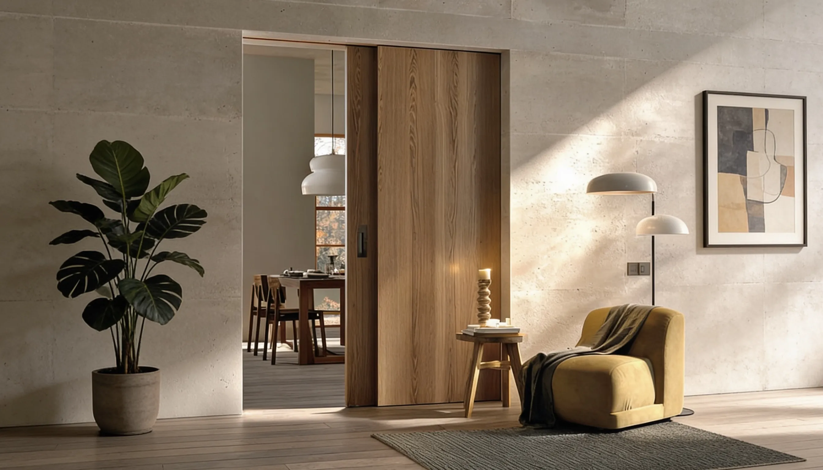 Single Sliding Pocket Door V.3
