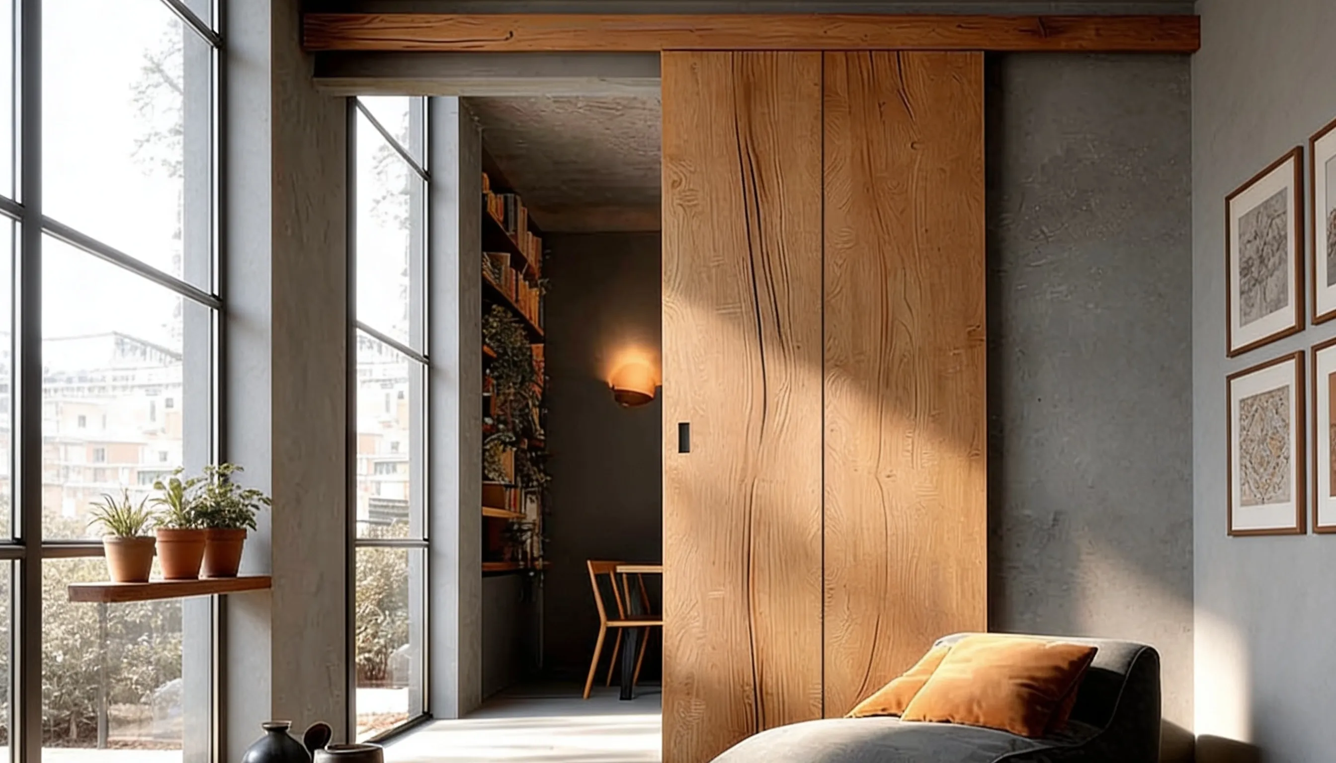 Single Sliding Door - Single hinged door