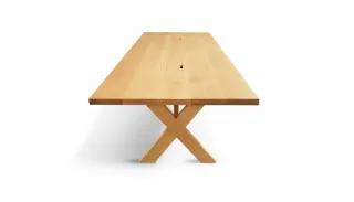 Meeting table white oak